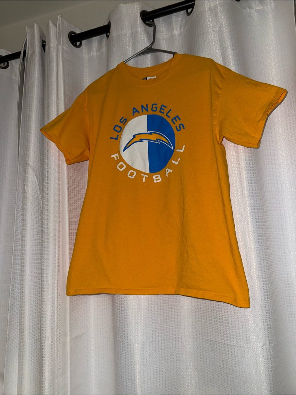 NFL Los Angeles Chargers Gold Short Sleeve Tee